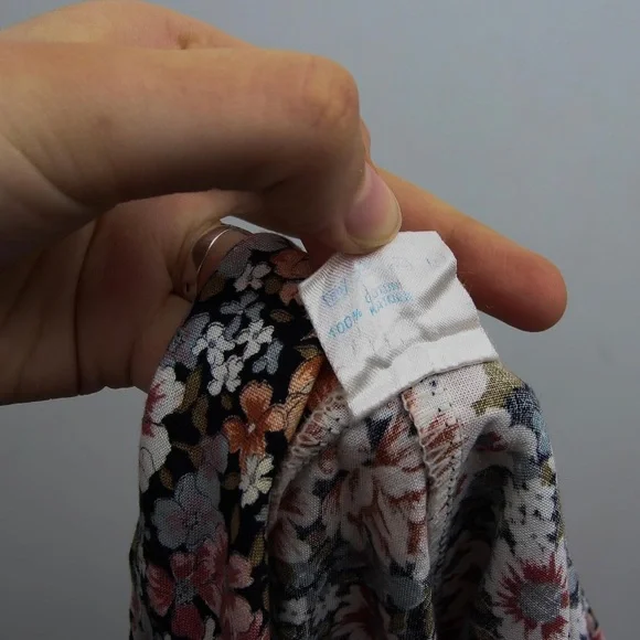 Vintage long floral top - Picture 5 of 6